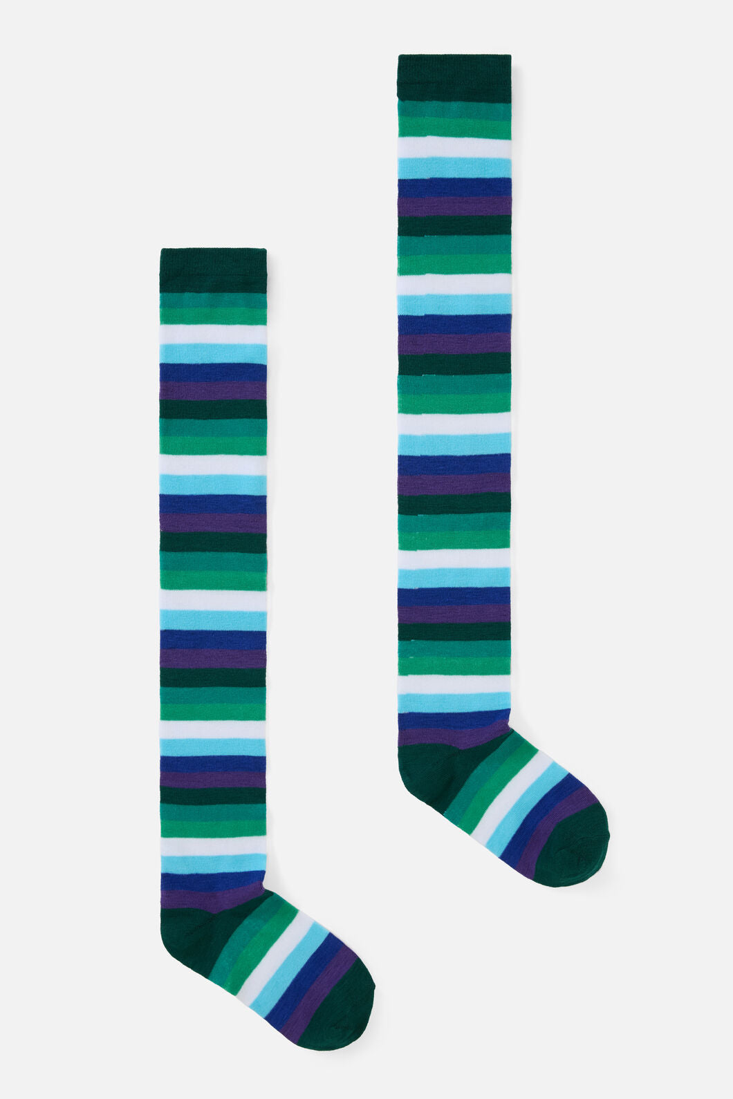 Dangerfield NZ - Green Long Striped Sock - green
