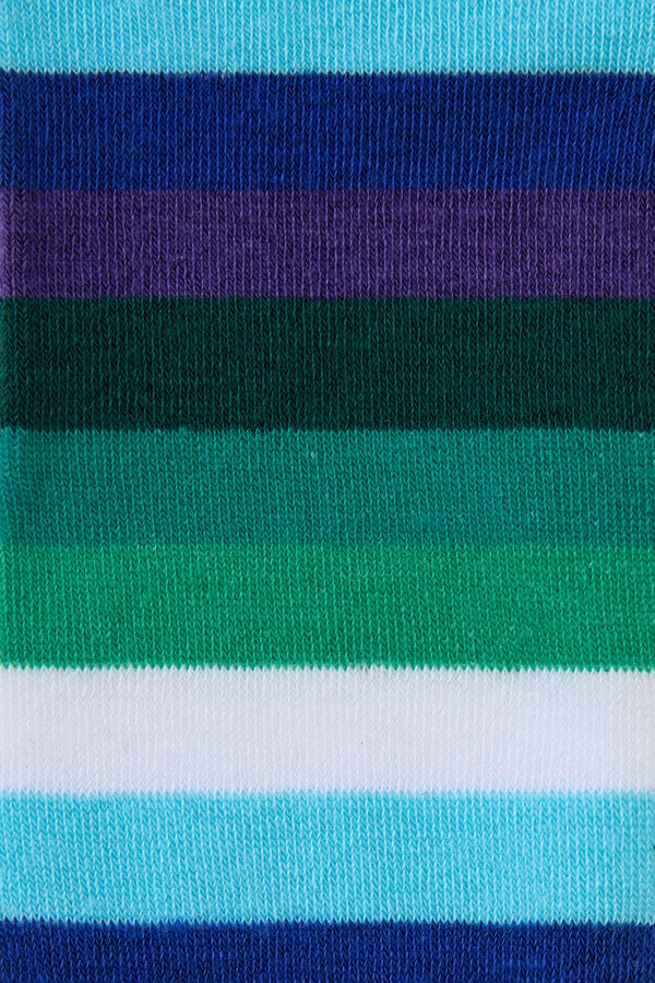 Dangerfield NZ - Green Long Striped Sock - green