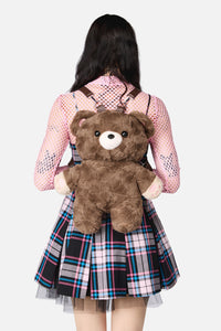 Dangerfield NZ - Plush Bear Backpack - chocolate