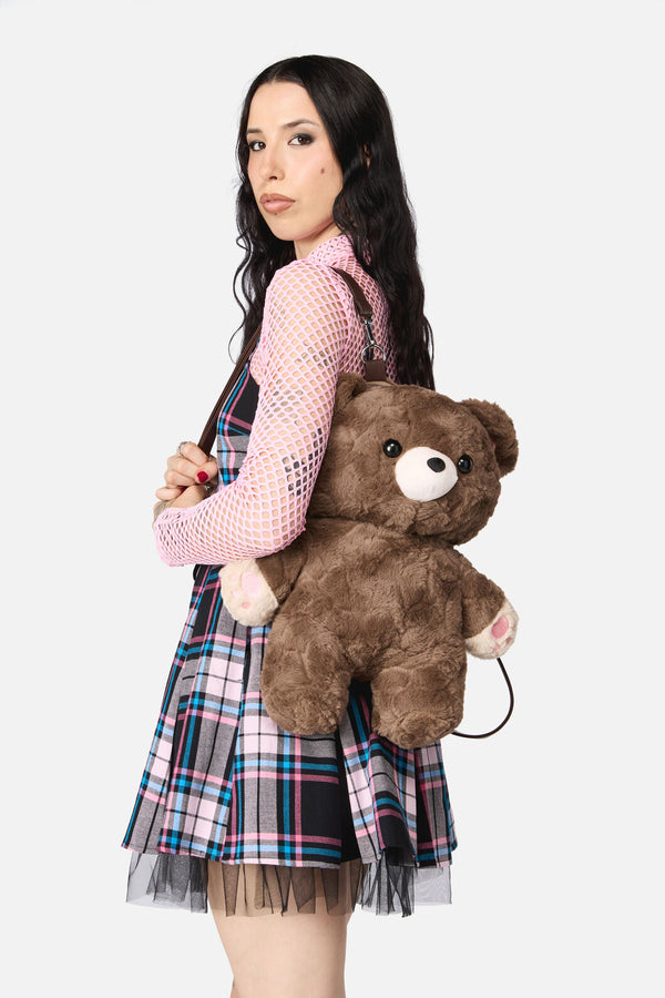 Dangerfield NZ - Plush Bear Backpack - chocolate
