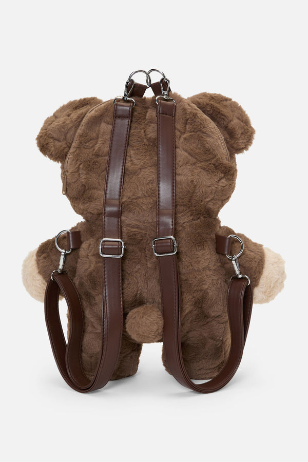 Dangerfield NZ - Plush Bear Backpack - chocolate