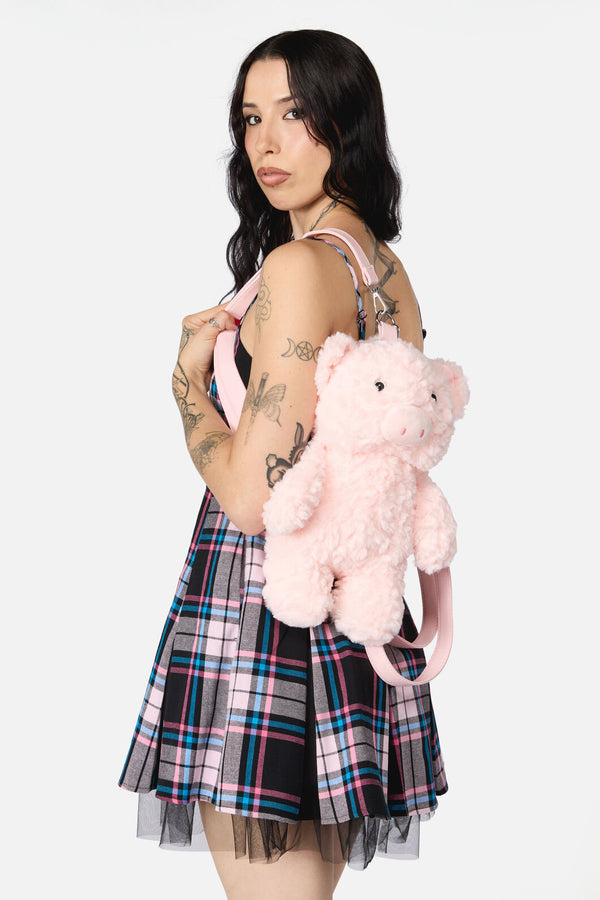 Dangerfield NZ - Plush Pig Backpack - pink