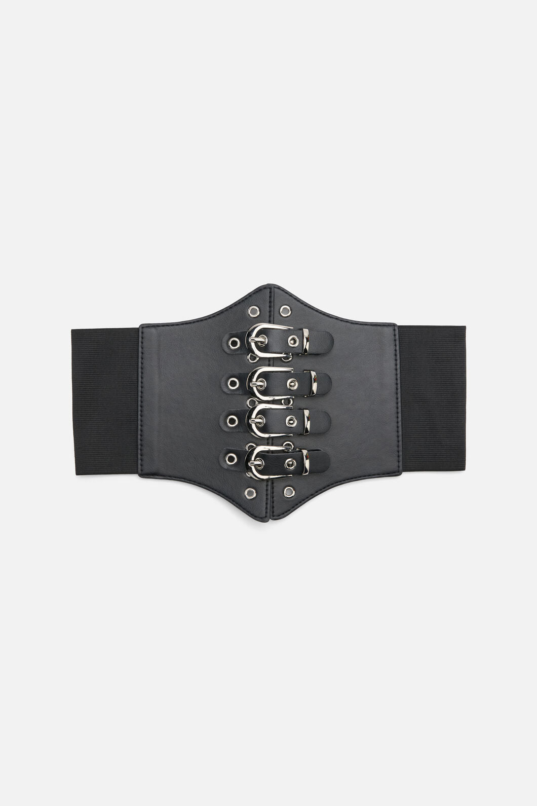 Dangerfield NZ - Four Buckle Waist Belt - black