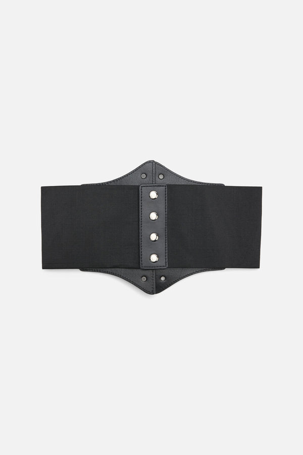 Dangerfield NZ - Four Buckle Waist Belt - black