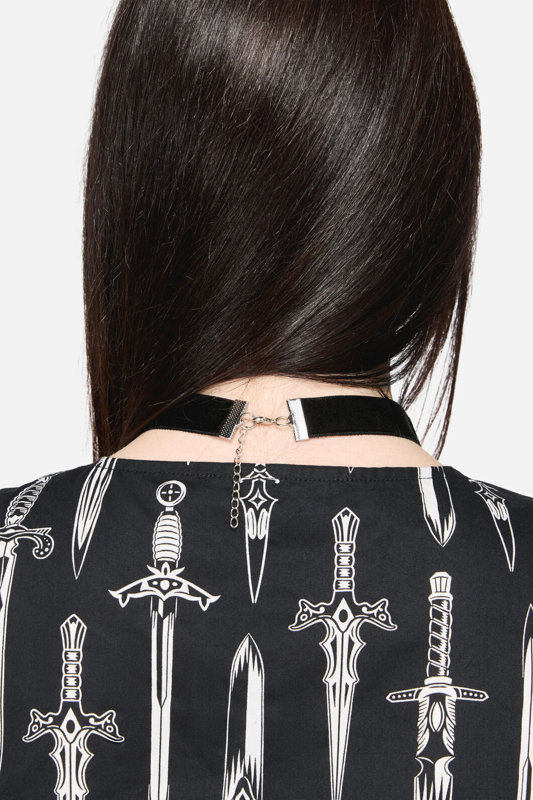 Dangerfield NZ - Black Velvet Charm Choker - black