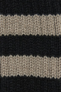 Dangerfield NZ - Ribbed Long Fingerless Gloves - black-grey