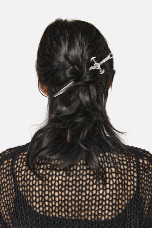 Dangerfield NZ - Sword Hair Pin - silver