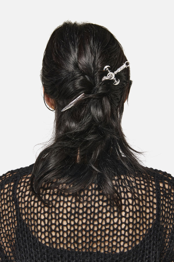 Dangerfield NZ - Sword Hair Pin - silver
