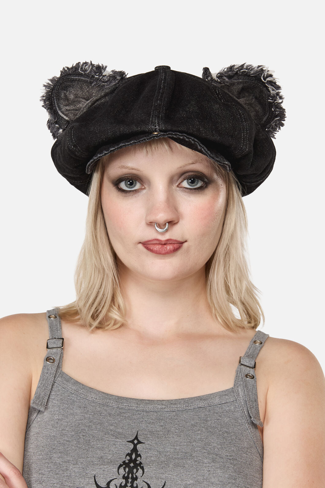 Dangerfield NZ - Denim Ear Hat - black