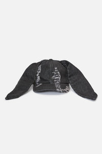 Dangerfield NZ - Distressed Long Ears Cap - black