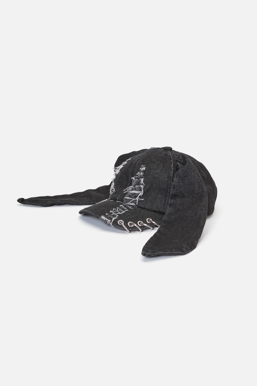 Dangerfield NZ - Distressed Long Ears Cap - black