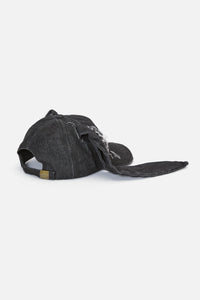 Dangerfield NZ - Distressed Long Ears Cap - black