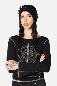 Dangerfield NZ - Sword Charm Beanie - black