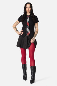 Dangerfield NZ - Red Plain Tights - red