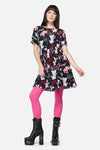 Dangerfield NZ - Hot Pink Plain Tights - hot-pink