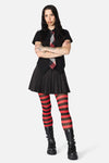 Dangerfield NZ - Striped Tights - red-black