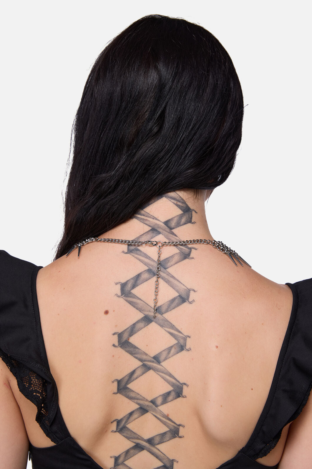Dangerfield NZ - Chainmail Spike Choker - silver