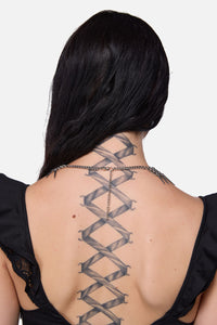 Dangerfield NZ - Chainmail Spike Choker - silver