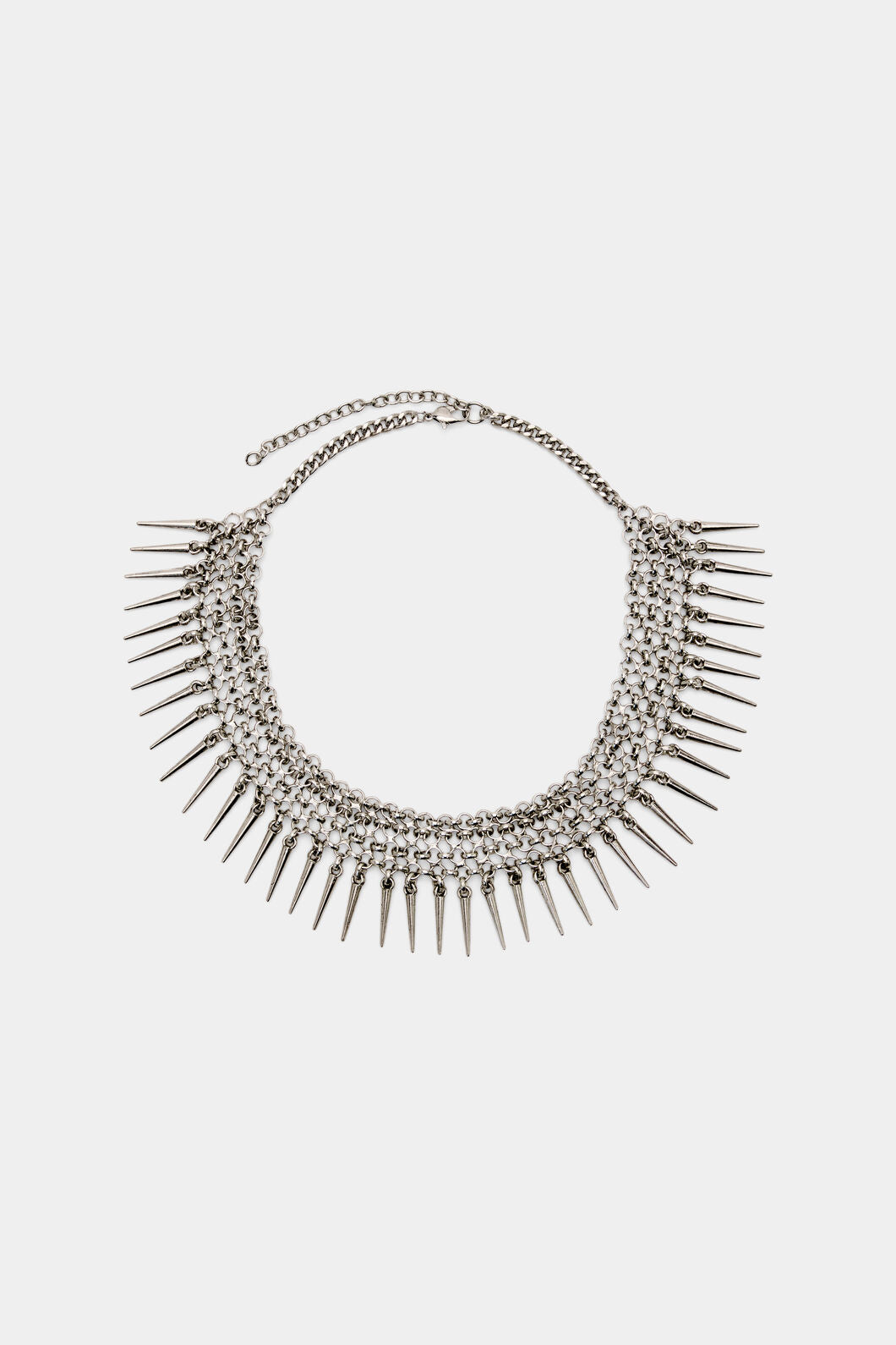 Dangerfield NZ - Chainmail Spike Choker - silver
