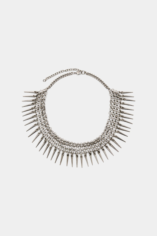 Dangerfield NZ - Chainmail Spike Choker - silver