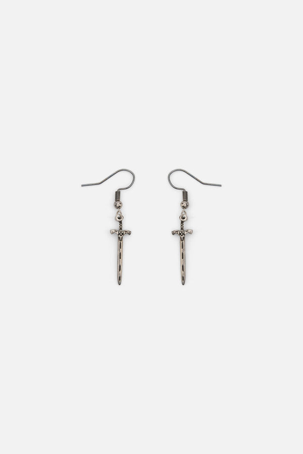 Dangerfield NZ - Dagger Earrings - silver