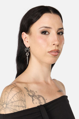 Dangerfield NZ - Mystical Earrings - silver
