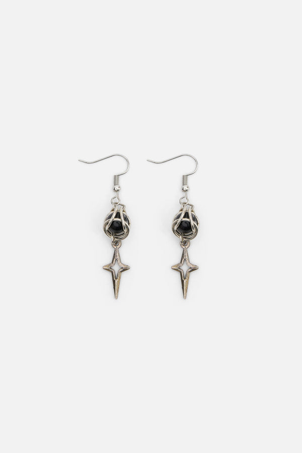Dangerfield NZ - Star Sphere Earrings - silver