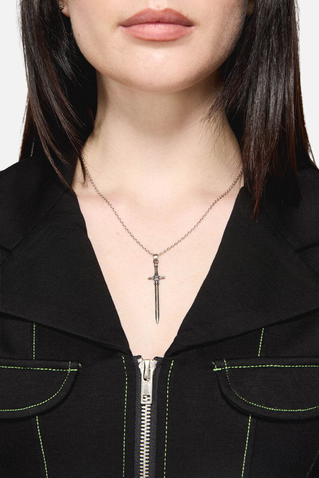 Dangerfield NZ - Sword Necklace - silver