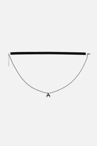 Dangerfield NZ - Velvet Moon Chain Choker - black