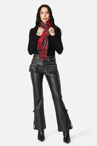 Dangerfield NZ - Tartan Scarf - red