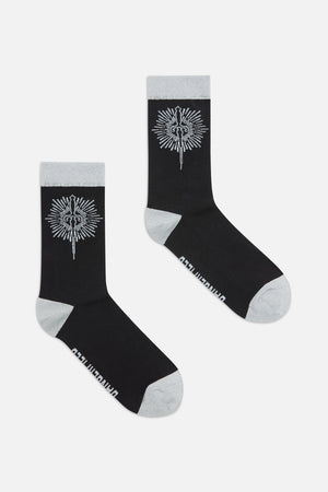 Dangerfield NZ - Dagger Goth Socks - black