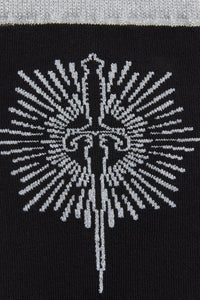 Dangerfield NZ - Dagger Goth Socks - black