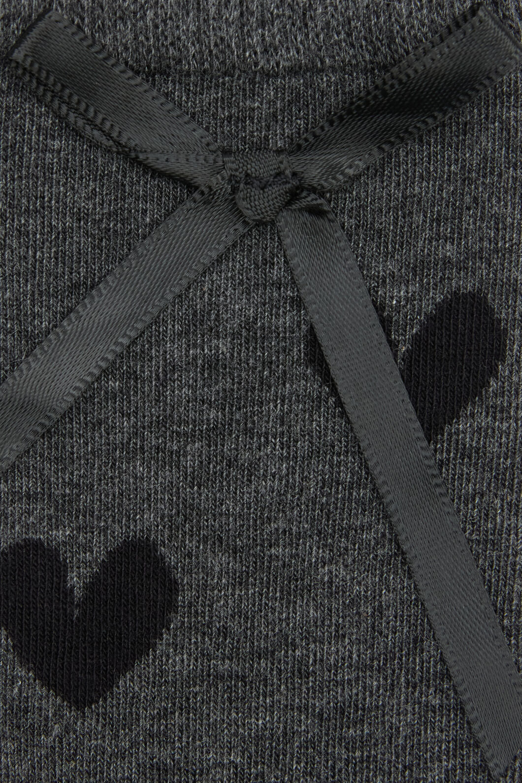 Dangerfield NZ - Heart & Bow Socks - grey