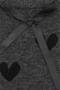 Dangerfield NZ - Heart & Bow Socks - grey