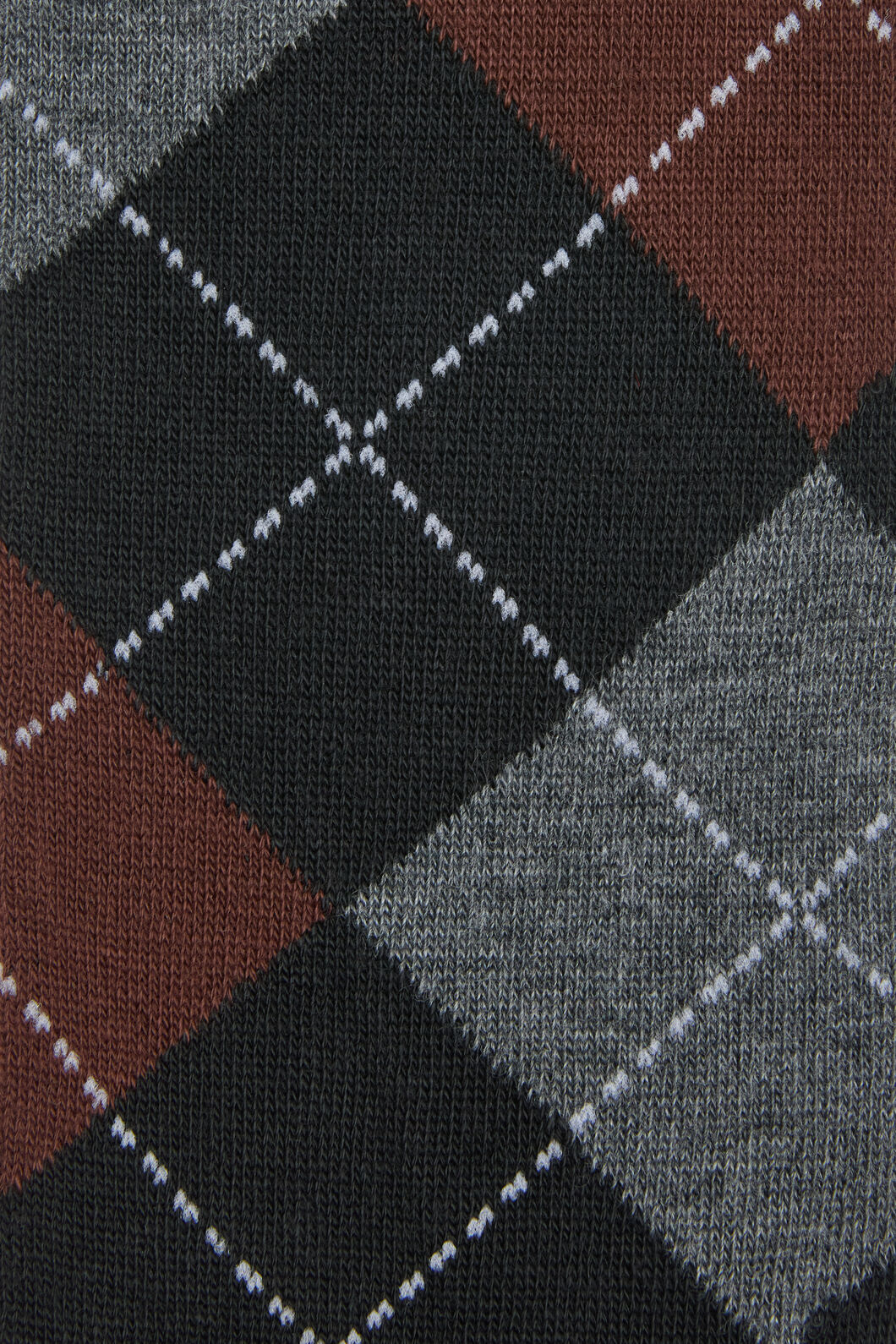 Dangerfield NZ - Long Argyle Socks - black-grey