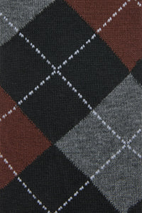 Dangerfield NZ - Long Argyle Socks - black-grey
