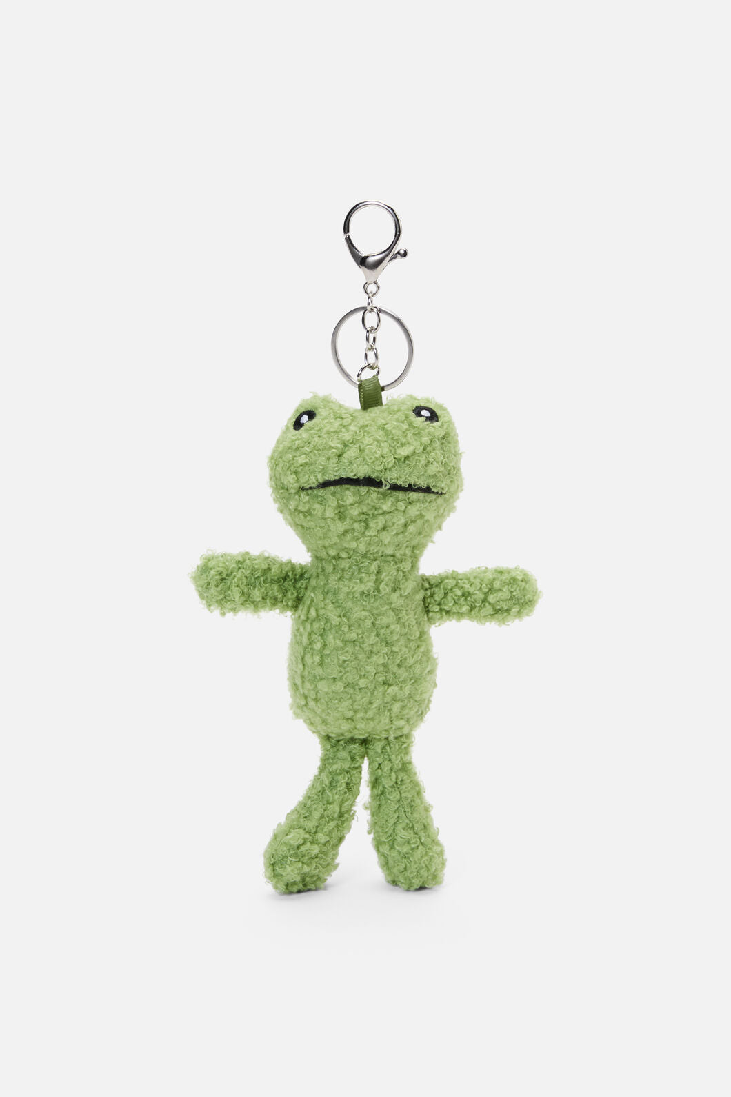 Dangerfield NZ - Frog Plush Bag Charm - green