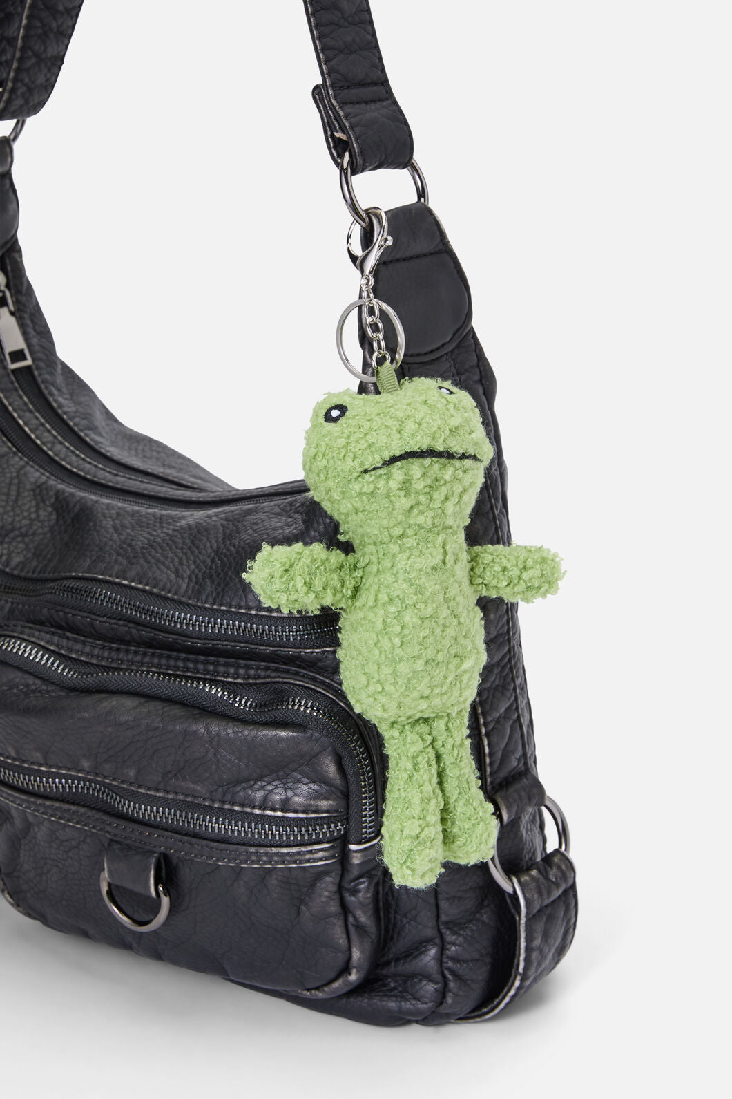 Dangerfield NZ - Frog Plush Bag Charm - green