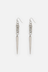 Dangerfield NZ - Chainmail Drop Earrings - silver