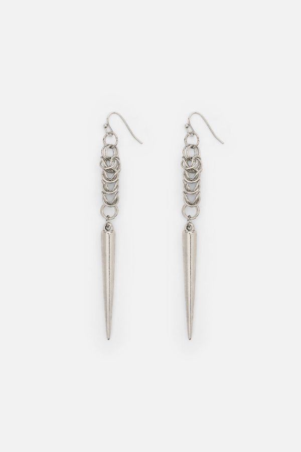 Dangerfield NZ - Chainmail Drop Earrings - silver