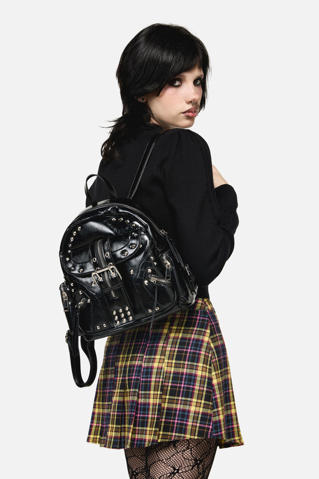 Dangerfield NZ - Moto Stud Backpack - black