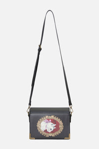 Dangerfield NZ - Snowdrop Cat Book Bag - black