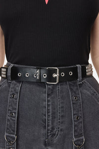 Dangerfield NZ - Pyramid Stud Belt - black