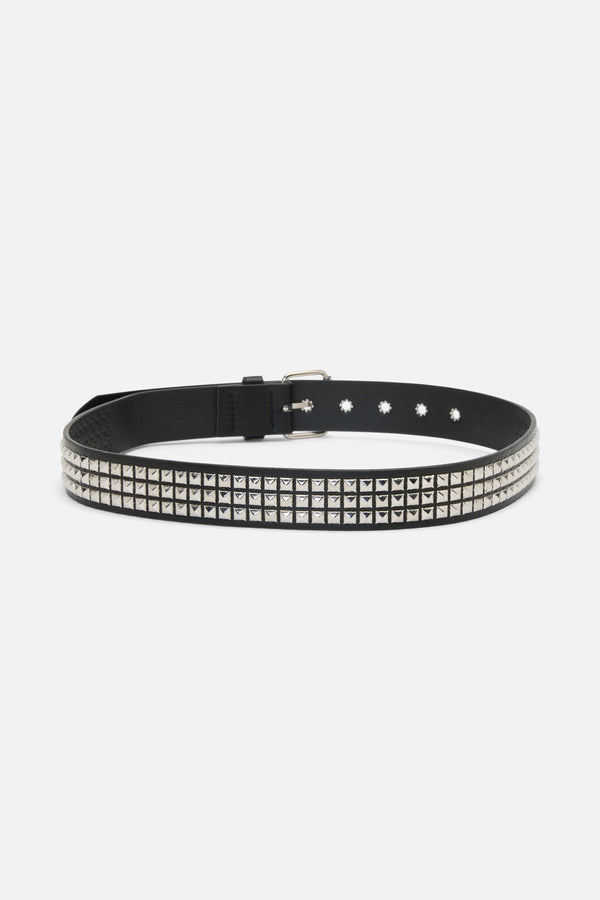 Dangerfield NZ - Pyramid Stud Belt - black