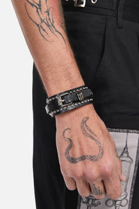 Dangerfield NZ - Stud Buckle Cuff - black