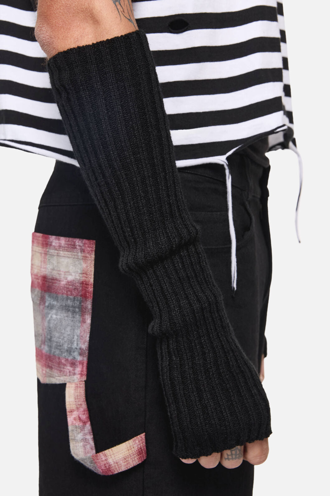 Dangerfield NZ - Long Fingerless Gloves - black