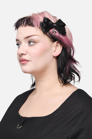 Dangerfield NZ - Cross Bow Slide Hair Clip Set - black