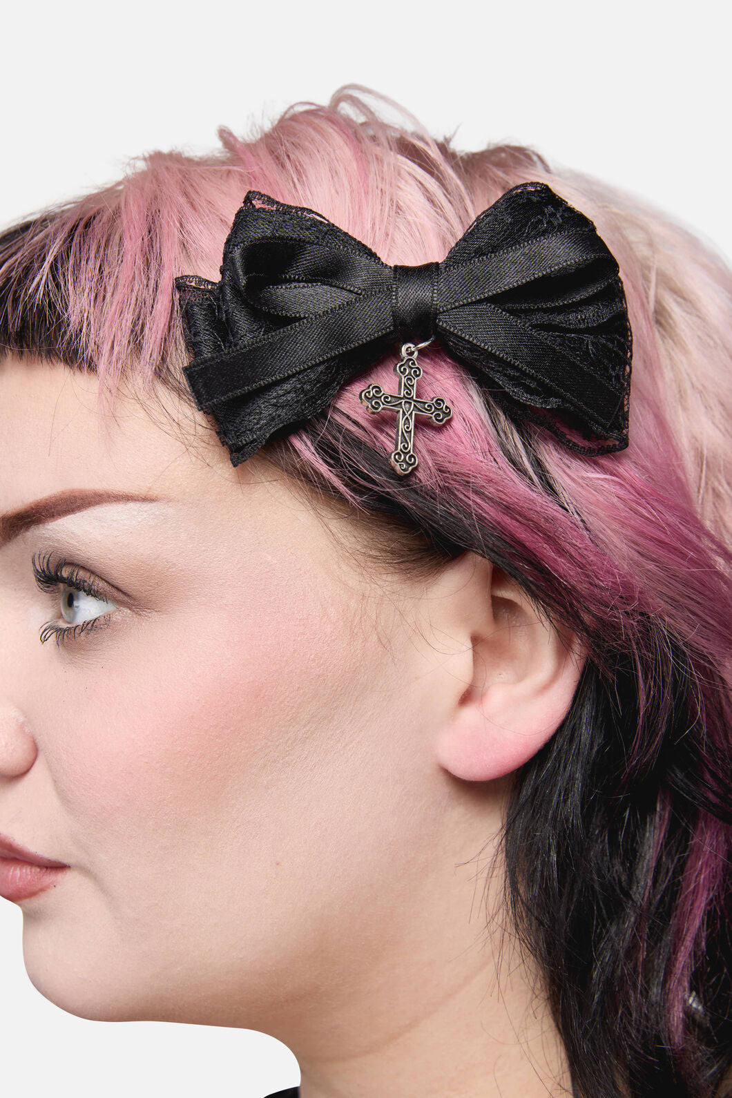 Dangerfield NZ - Cross Bow Slide Hair Clip Set - black