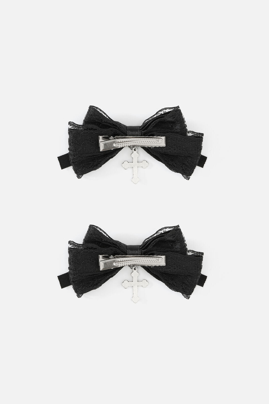 Dangerfield NZ - Cross Bow Slide Hair Clip Set - black