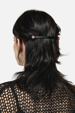 Dangerfield NZ - Cat Paw Barrette Hair Clip - black